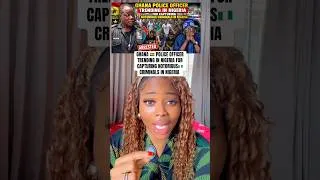 Thumbnail: GHANA 🇬🇭 POLICE OFFICER TRENDING IN NIGERIA FOR CAPTURING NOTORIOUS CRIMINALS IN NIGERIA #shorts