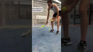Thumbnail: Cheat code for picking up the ball with your racket! #padel #pádel #padeltips #padeltricks #padelfun