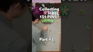Thumbnail: Part 2 Collecting ALL 151 Viral Pokémon Pins from PokePark Kanto!! #pokemon #challenge