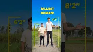 Thumbnail: Sabse Lamba Insaan! 🤯 #shorts