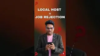 Thumbnail: Stop Using Localhost: Deploy to AWS  #ai  #aws #deployment #aiproject #shorts #ml