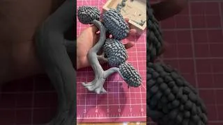 Thumbnail: A peek into the tree-making process! #sculpture #polymerclay #sculptures #clay #art #artist