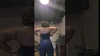 Thumbnail: I was in a Large, now I'm squeezing in the medium!  Great quality @meiasnow #weightlossjourney