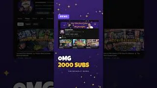 Thumbnail: 2,000 Subscribers. Thank You.