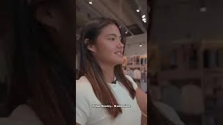 Thumbnail: Emma Raducanu visits UNIQLO Wimbledon.