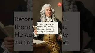Thumbnail: Before pop satars, there was Handel 😎 #music #classicalmusiceducation #classicalmusic #musiclover