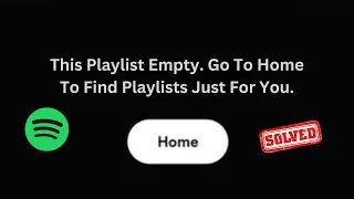 Thumbnail: This Playlist is  Empty Go To Home To Find Playlists Just For You