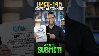 Thumbnail: BPCE 145 Solved Assignment 2026 | IGNOU Counselling Psychology BPCE 145 Solved Assignment