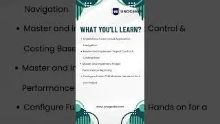 Thumbnail: Oracle Fusion PPM New Batch starts on 15-Oct - 8:30 - 10:00 AM IST