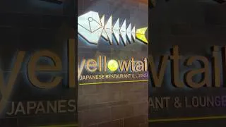 Thumbnail: My two favorite bites of food in Las Vegas #shorts #sushi #yellowtail #rockshrimp #tunapizza