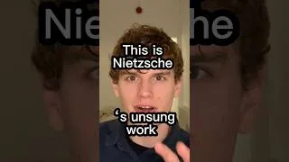 Thumbnail: Nietzsche’s hidden gem #philosophy #nietzsche