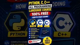 Thumbnail: how to start coding programming languages free courses #first #programming #language upciss