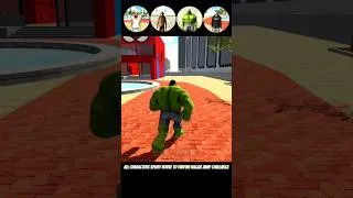 Thumbnail: All Characters Spidey House to Furfuri Nagar Jump Challange 😱 in IBD3D 😍 #shortsfeed