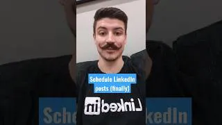 Thumbnail: Schedule posts on LinkedIn (finally!)
