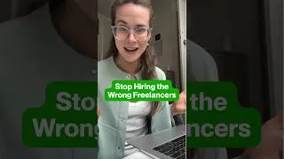 Thumbnail: Hire smarter. Find vetted web designers on Upwork. #Shorts #FreelancerTips