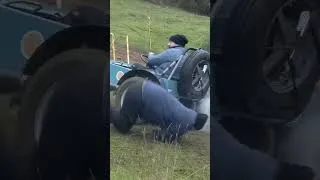 Thumbnail: Passenger falls out of car and rolls down hill during motorsport event in Gloucestershire
