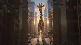 Thumbnail: Giant Giraffe Gets Stuck! #shorts