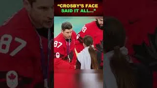 Thumbnail: Sidney Crosby’s Heartbreaking Reaction After Canada Loses to Team USA | Part 2 #shorts