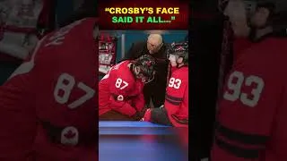 Thumbnail: Sidney Crosby’s Heartbreaking Reaction After Canada Loses to Team USA #shorts