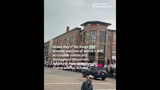 Thumbnail: Scenes from No Kings Day protest in Green Bay