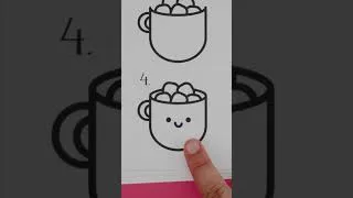 Thumbnail: Learn how to draw an adorable hot chocolate in 4 simple steps 🍫✏️