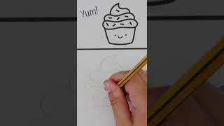 Thumbnail: Learn how to draw the sweetest cupcake in just a few simple steps 🧁✏️