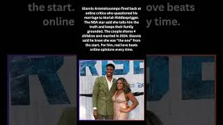 Thumbnail: Giannis Defends Wife Against Online Trolls