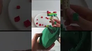 Thumbnail: Eating LEGO Ice Cream: satisfying #asmr sounds! #shorts #lego #legoartist