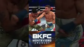 Thumbnail: GASTON 'TONGA' REYNO KNOCKS OUT JOSH KREJCI! 😱💥#mma #gastonreyno #bkfc #bkfcuruguay #shorts #viral