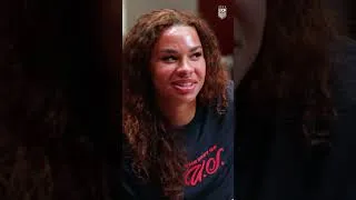 Thumbnail: A special guest stopped by USWNT Camp Stories 👀