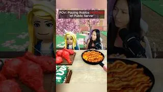 Thumbnail: random players might be too annoying..  #roblox #mukbang