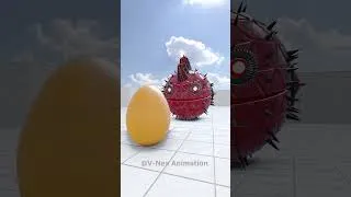 Thumbnail: Robot Pacman vs BigChick Ep4! #shorts Sub on my YouTube channel (@v-nexanimation) #memes #gaming