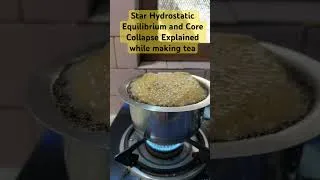 Thumbnail: Understanding Star Hydrostatic Equilibrium while making tea 😀