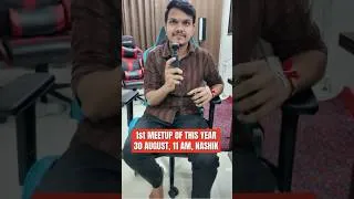 Thumbnail: 1st Meetup Nashik 30 August 11am🔥 Aa Rahe Ho Sab - Pravin Sir #meetup #shorts #pravinsir #ytshorts