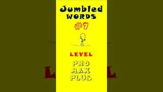 Thumbnail: Guess the word Quiz no 7 @VafleCone  Unscrambled words  #aptitude #englishvocabulary