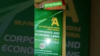 Thumbnail: 🔥CA SPOM Books Set A & B. ICAI Spom Exam Books Unboxing. #icai #spom #setA #setB #books #unboxing