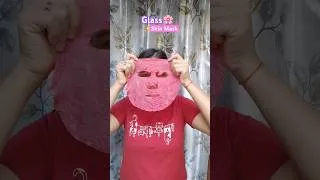 Thumbnail: pink Glass Skin Mask 🌸#shorts #ytshorts #selfcare #skincare #glowingskin