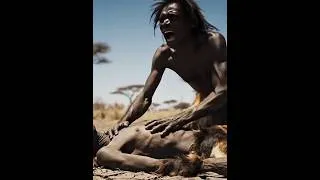 Thumbnail: 3.2 Million Years Ago: Ancient Human beings Survival Story #shorts