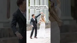 Thumbnail: The secret to natural couple portraits? Movement. 💍✨
