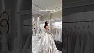 Thumbnail: Kleinfeld dresses simply can’t be beat #weddingdress #bridal #weddingdresstryon #weddingcouture