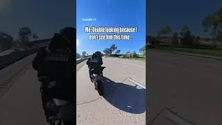 Thumbnail: The one time I look behind me and my friend was no longer there 😔 #kawasaki #yamaha #motorcycle