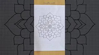 Thumbnail: Mandala Outline #mandalaartforbeginners #mandalaart #mandala #vanithaarts #doodle #shorts