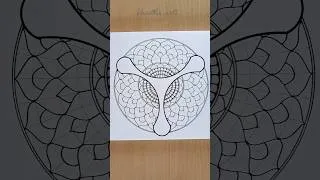 Thumbnail: Mandala Outline for Beginners #mandalatutorial #vanithaarts #mandala #doodle #mandalaart #shorts