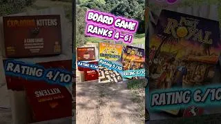 Thumbnail: Explaining board game ranks 4-6 How and why I rate games #boardgames #boardgamereview #tabletopgames