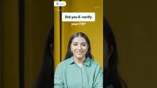 Thumbnail: Your ITR application is incomplete if you don't E-Verify! #varsity #zerodha #shorts #itr #tax