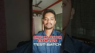 Thumbnail: DRUG INSPECTOR EXAM 2026 #druginspector #tnpsc
