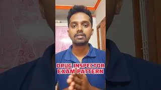 Thumbnail: DRUG INSPECTOR EXAM 2026 | EXAM PATTERN