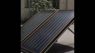 Thumbnail: 5mm Rain-B patterned glass for flat plate solar thermal collector glass solar collector