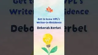 Thumbnail: What customers can expect from VPL’s Writer-in-Residence!
