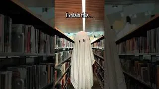Thumbnail: If ghosts aren’t real… #ghost #halloween #library #scary #mascot